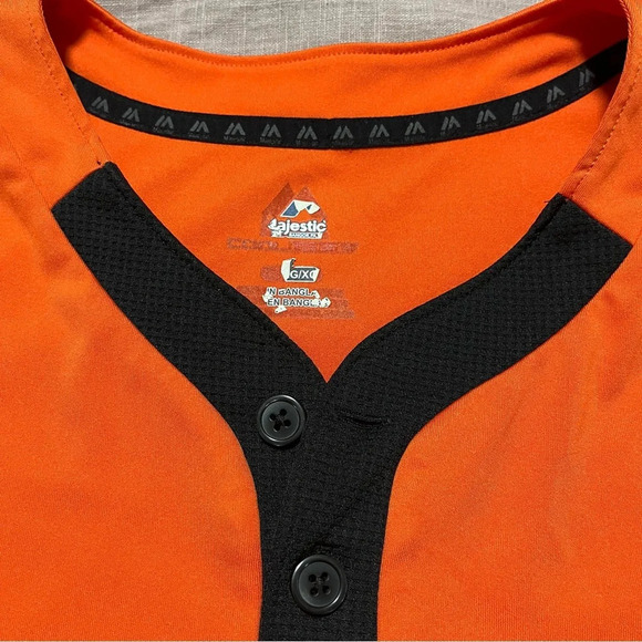Baltimore Orioles Majestic Jersey Shirt Size XL Loose fit Cool Base Baseball MLB - Picture 4 of 6
